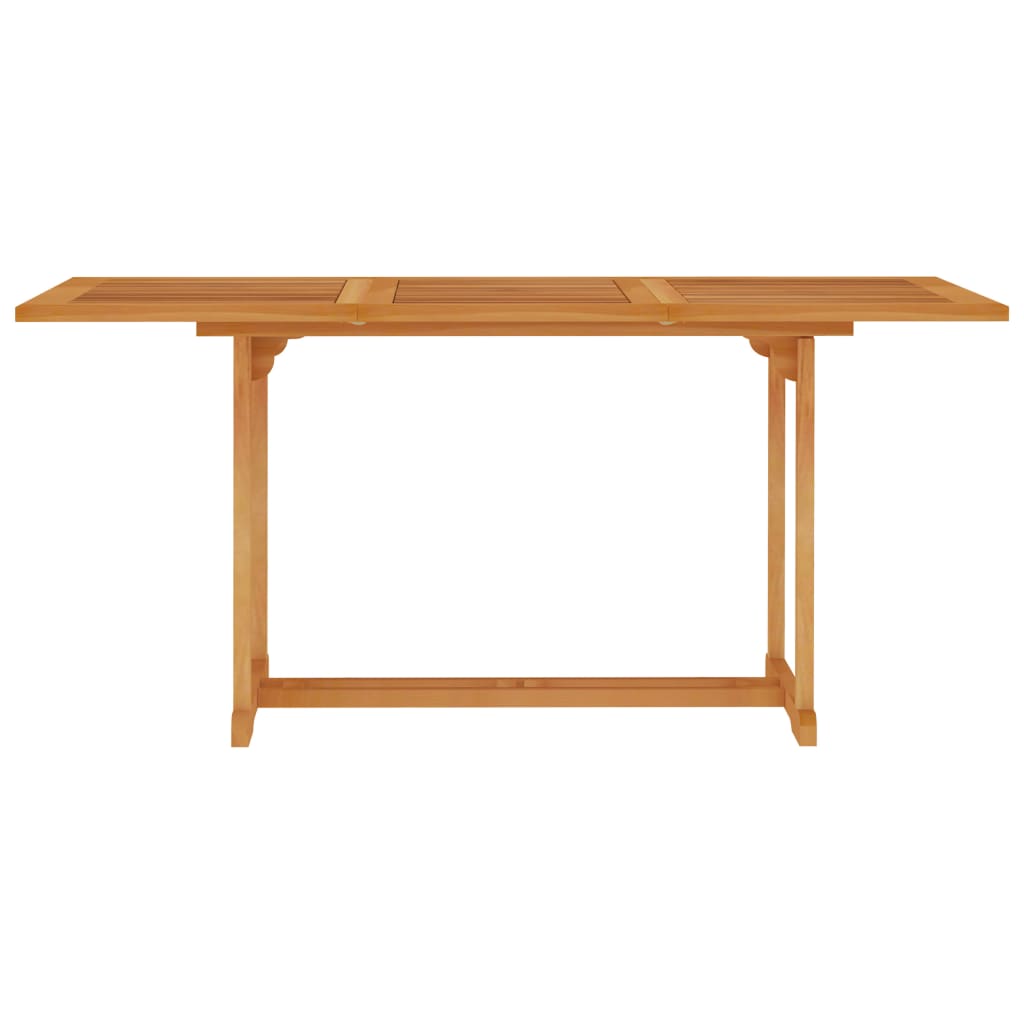 Τραπέζι Κήπου 150 x 90 x 75 εκ. από Μασίφ Ξύλο Teak 2