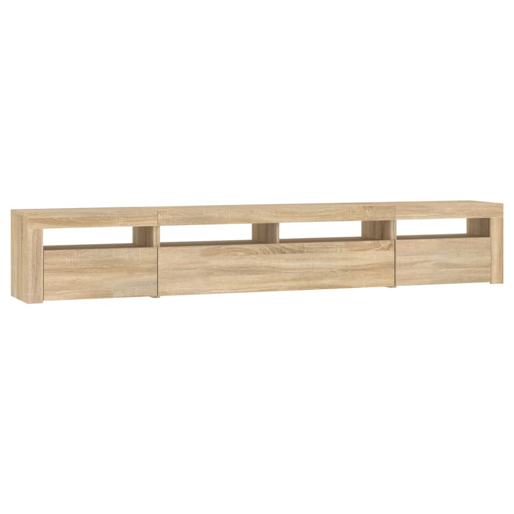 Έπιπλο Τηλεόρασης με LED Sonoma Δρυς 240 x 35 x 40 εκ. 7