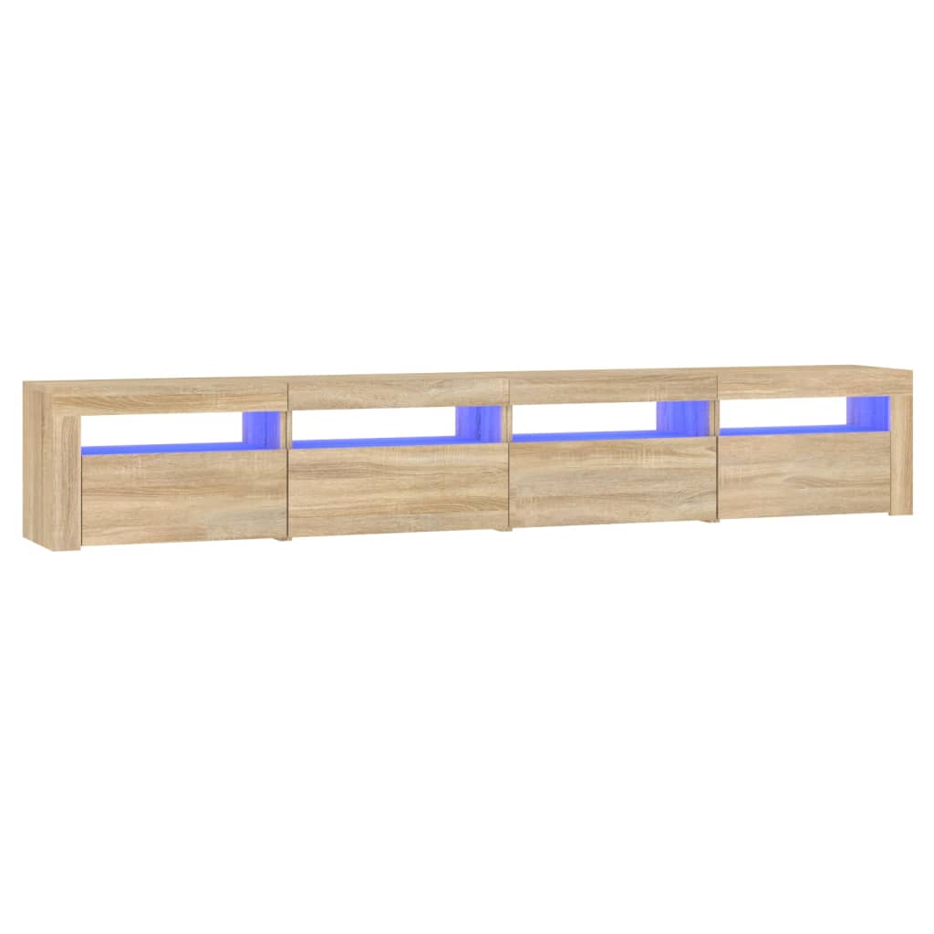Έπιπλο Τηλεόρασης με LED Sonoma Δρυς 240 x 35 x 40 εκ. 2