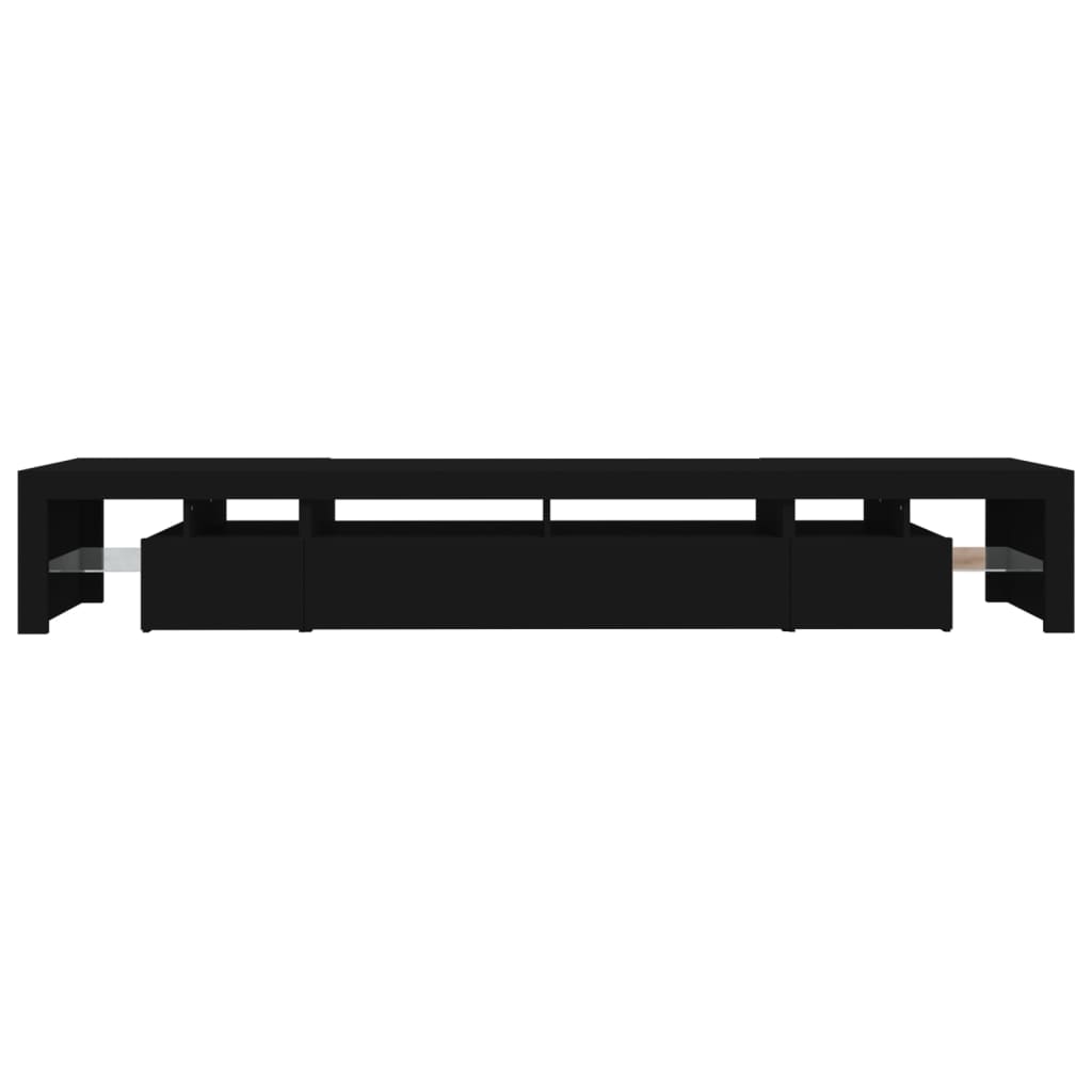 Έπιπλο Τηλεόρασης με LED Μαύρο 260x36,5x40 εκ. 9