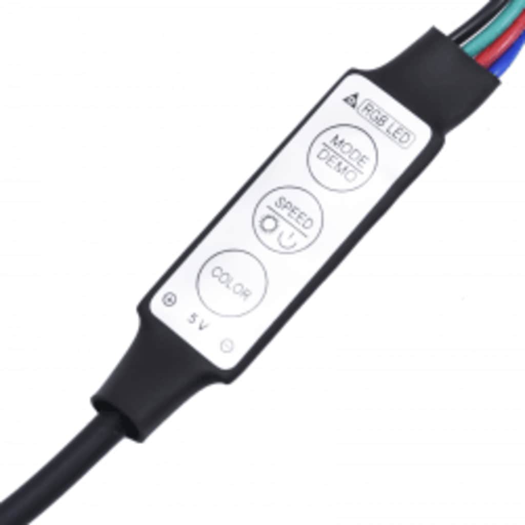 Έπιπλο Τηλεόρασης με LED Γκρι Σκυροδέματος 260x36,5x40 εκ. 11