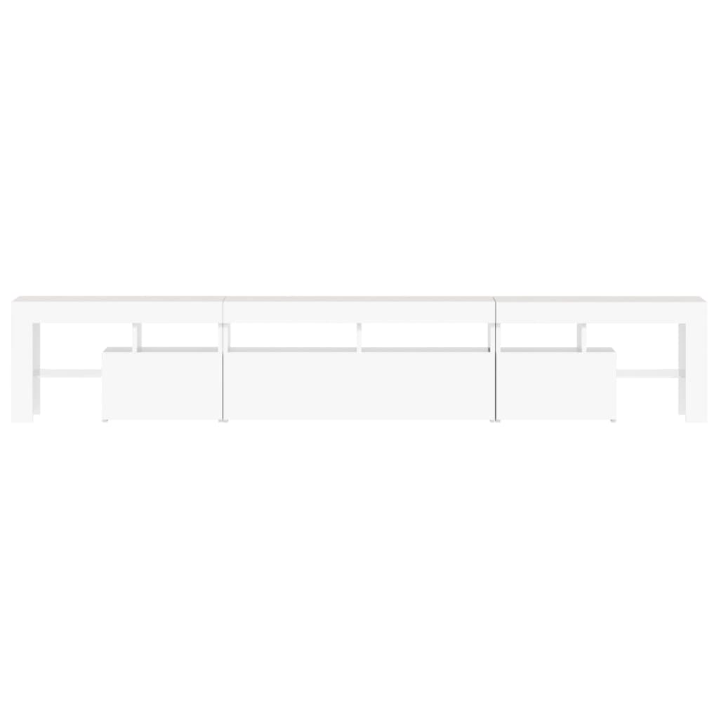 Έπιπλο Τηλεόρασης με LED Λευκό 230x36,5x40 εκ. 7