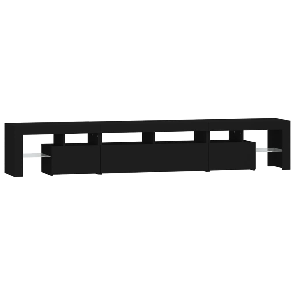 Έπιπλο Τηλεόρασης με LED Μαύρο 230x36,5x40 εκ. 7