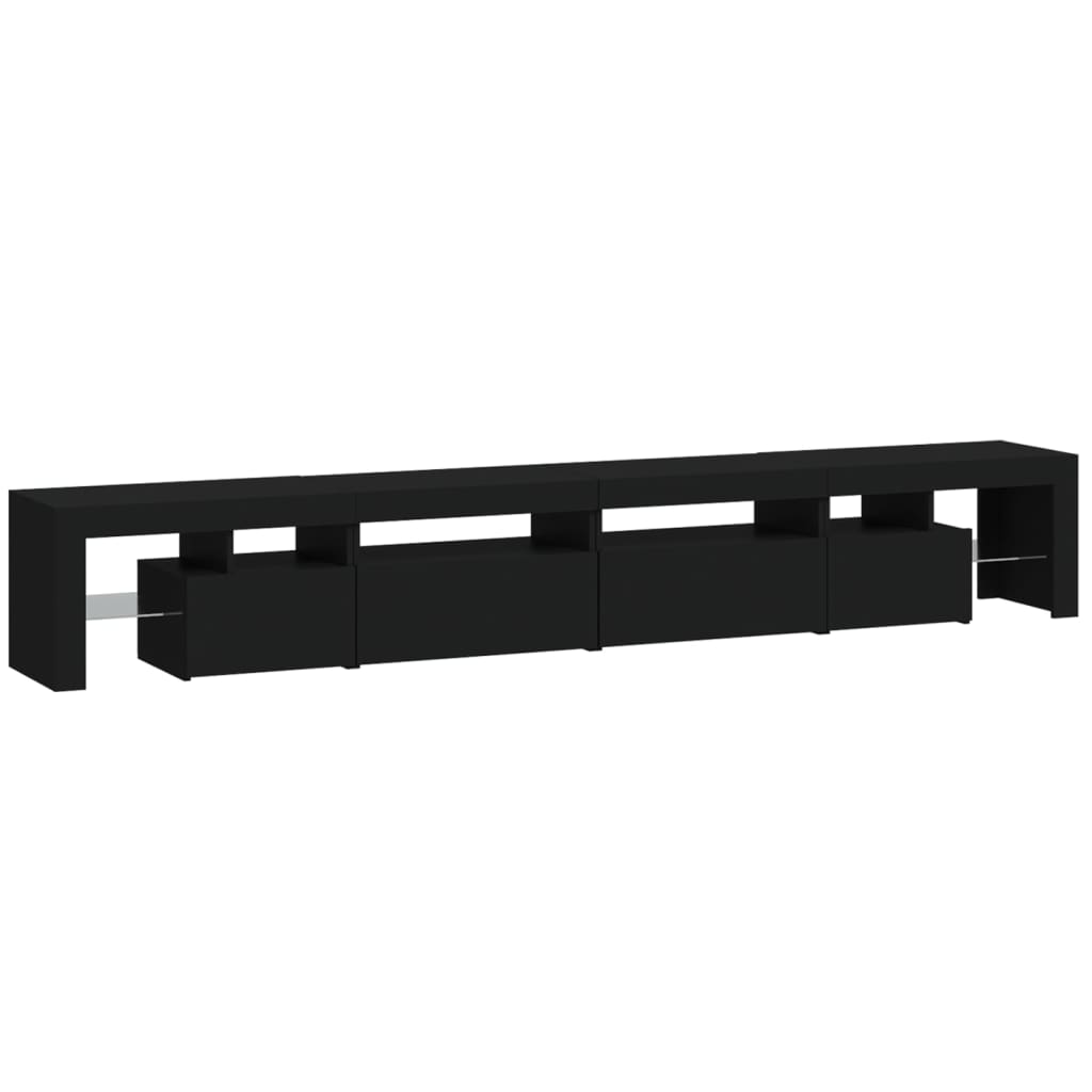Έπιπλο Τηλεόρασης με LED Μαύρο 260x36,5x40 εκ. 7