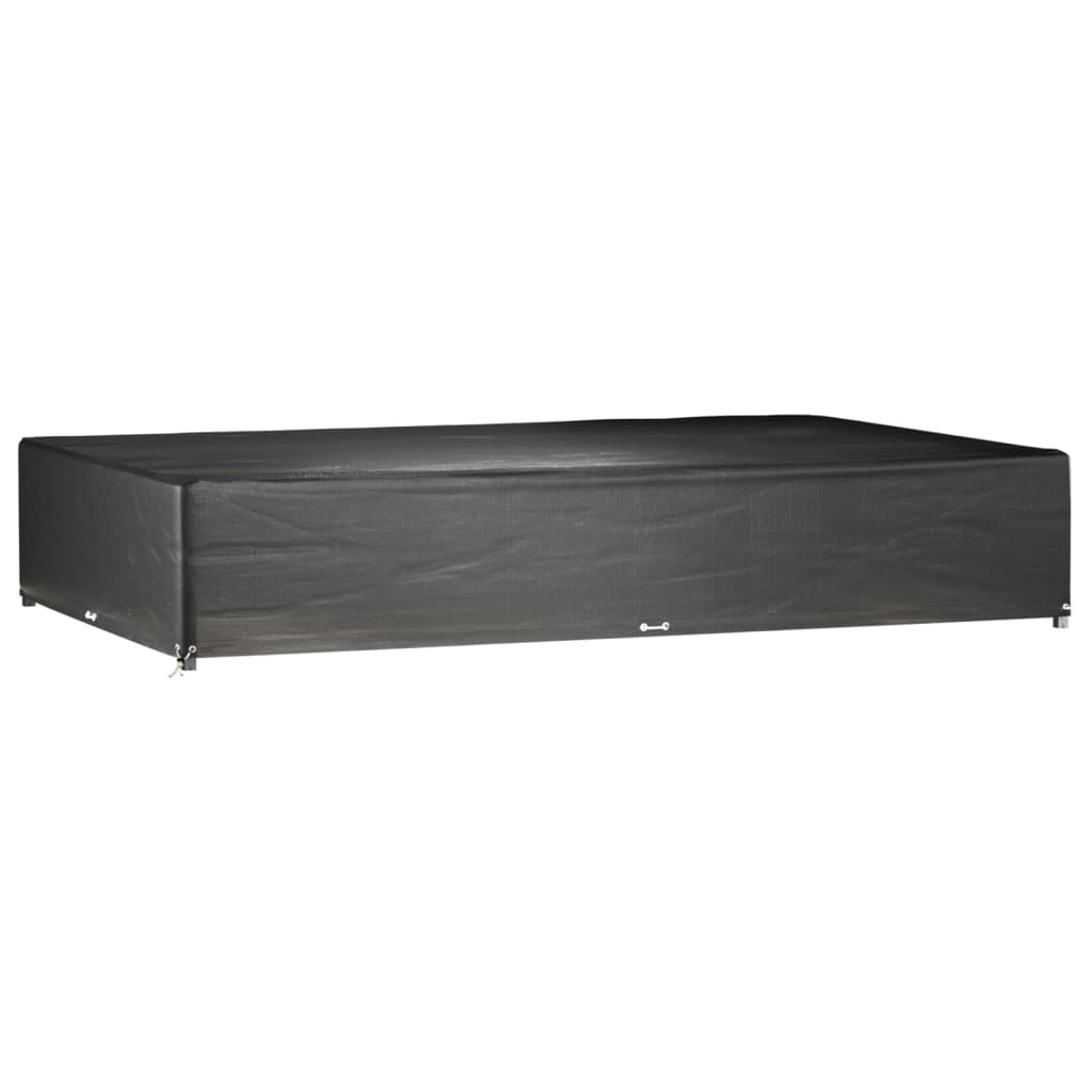 Κάλυμμα Επίπλων Κήπου 2 τεμ. Ορθογ. με 16 Κρίκους 325x205x60 εκ 2