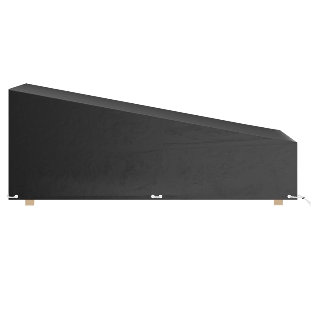 Κάλυμμα Ξαπλώστρας 2 τεμ με 12 Κρίκους 205x75x40/70 εκ Πολυαιθ. 3