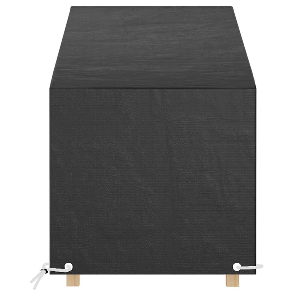 Κάλυμμα Ξαπλώστρας 2 τεμ με 12 Κρίκους 200x65x35/60 εκ Πολυαιθ. 2