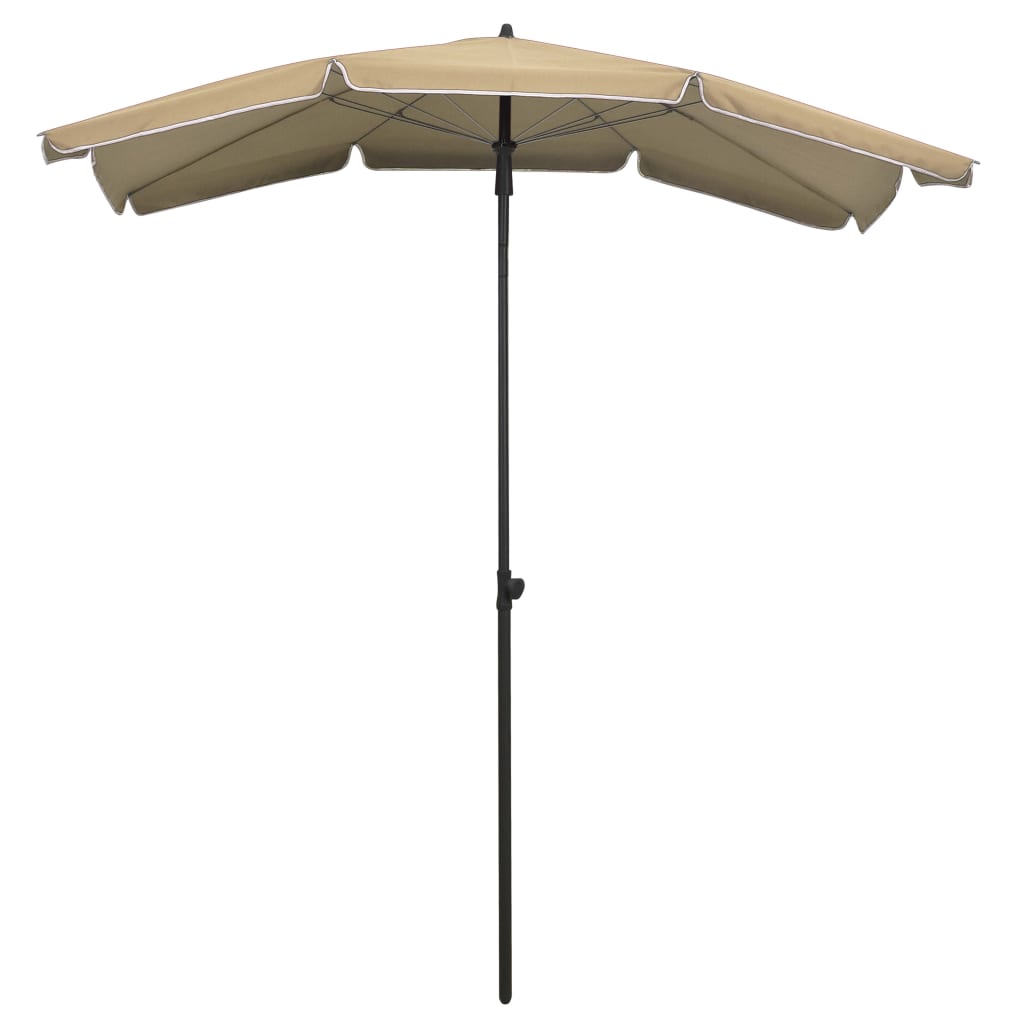 Ομπρέλα Κήπου με Ιστό Taupe 200 x 130 εκ. 2