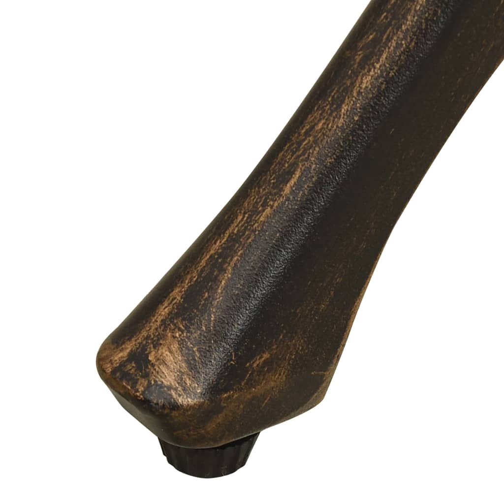 Τραπέζι Κήπου Μπρονζέ 90 x 90 x 74 εκ. από Χυτό Αλουμίνιο 5