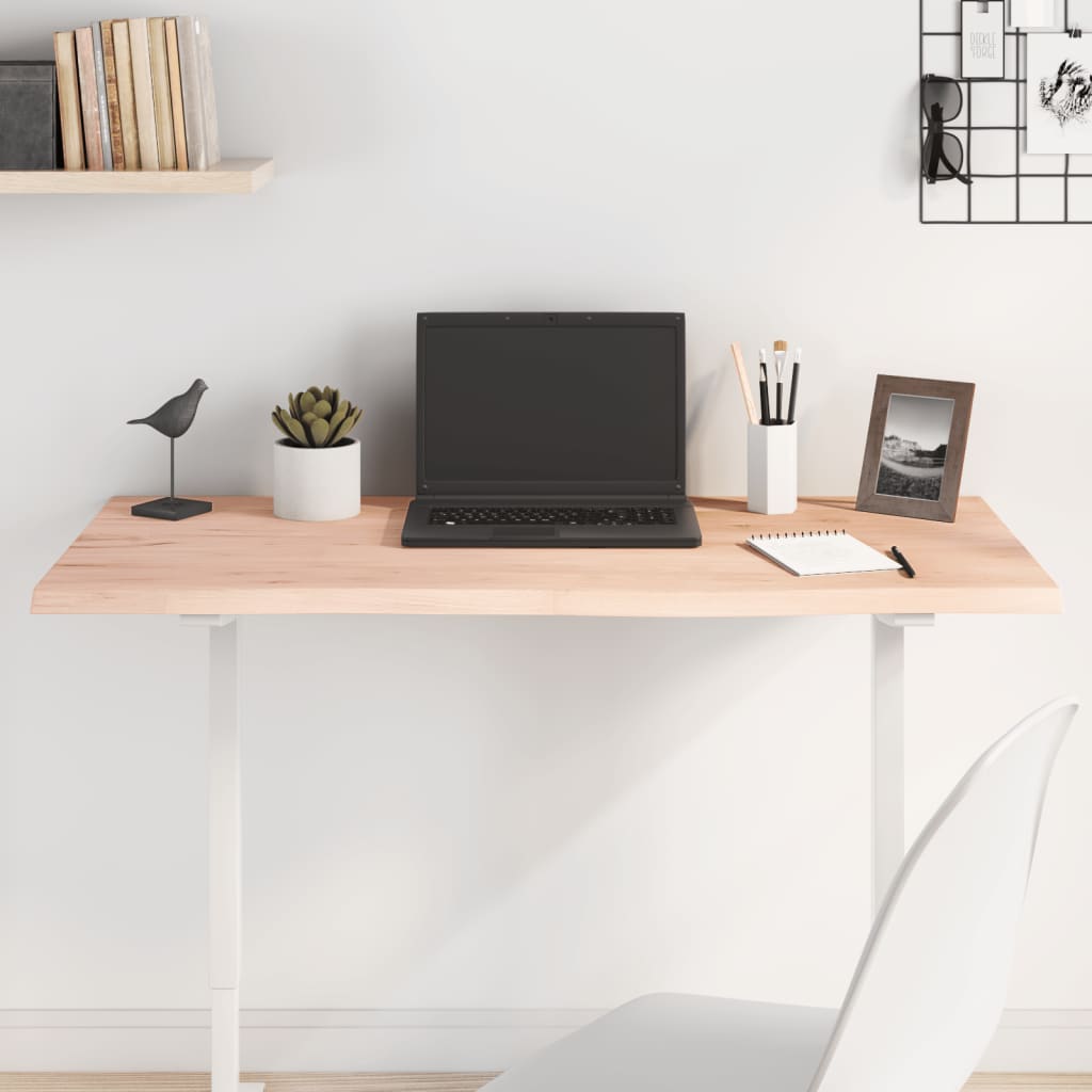 Επιφάνεια Τραπεζιού 100 x 60 x 2εκ Ακατέργαστο Μασίφ Ξύλο Δρυός 1