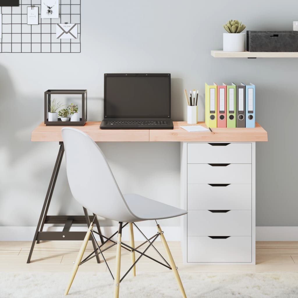 Επιφάνεια Τραπεζιού 120x50x(2-6)εκ Ακατέργαστο Μασίφ Ξύλο Δρυός 1