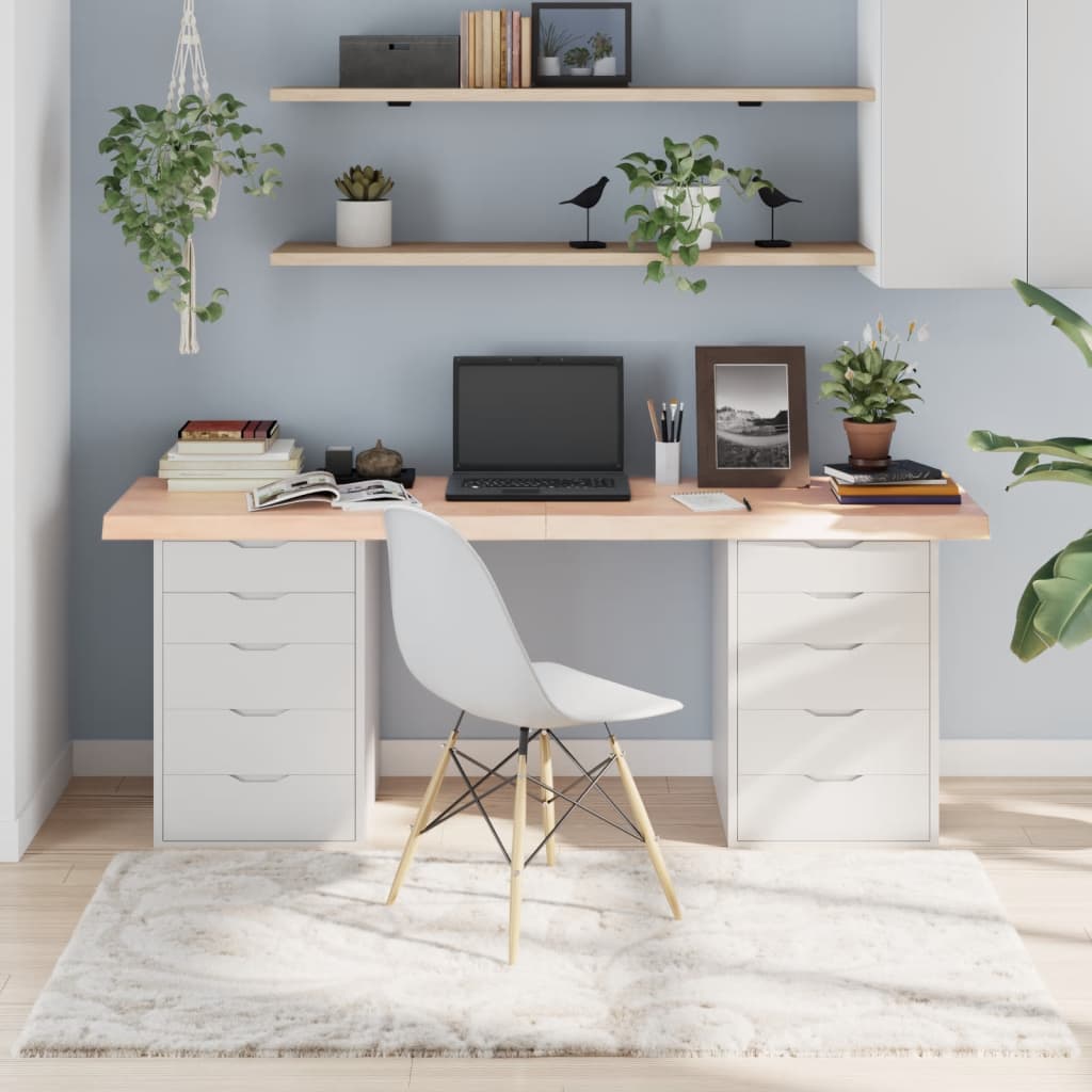 Επιφάνεια Τραπεζιού 180x50x(2-6)εκ Ακατέργαστο Μασίφ Ξύλο Δρυός 1