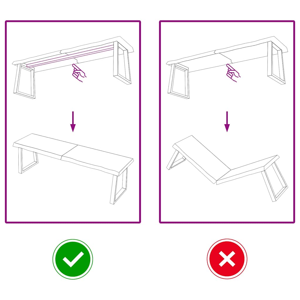 Επιφάνεια Τραπεζιού Σκούρο Καφέ 140x40x(2-6)εκ Επεξ. Μασίφ Δρυς 4