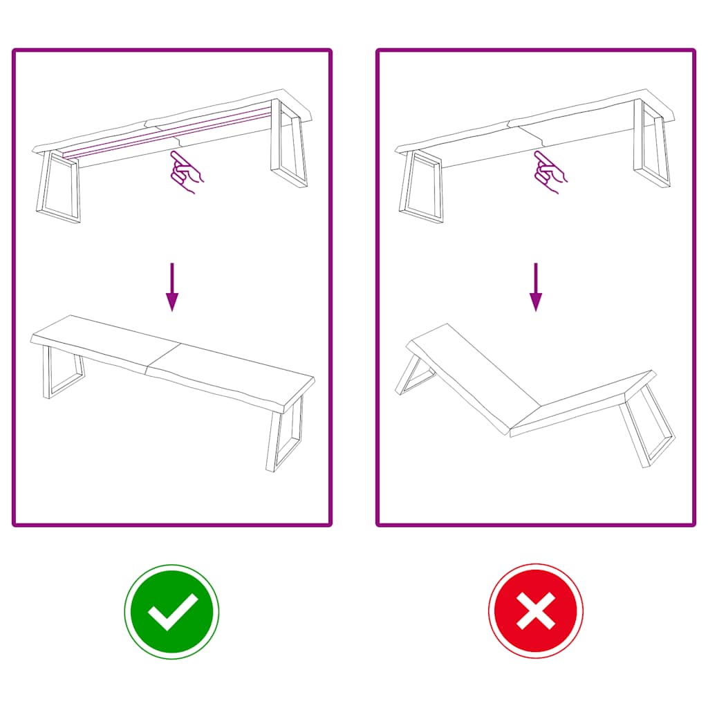 Επιφάνεια Τραπεζιού Σκούρο Καφέ 160x40x(2-4)εκ Επεξ. Μασίφ Δρυς 4