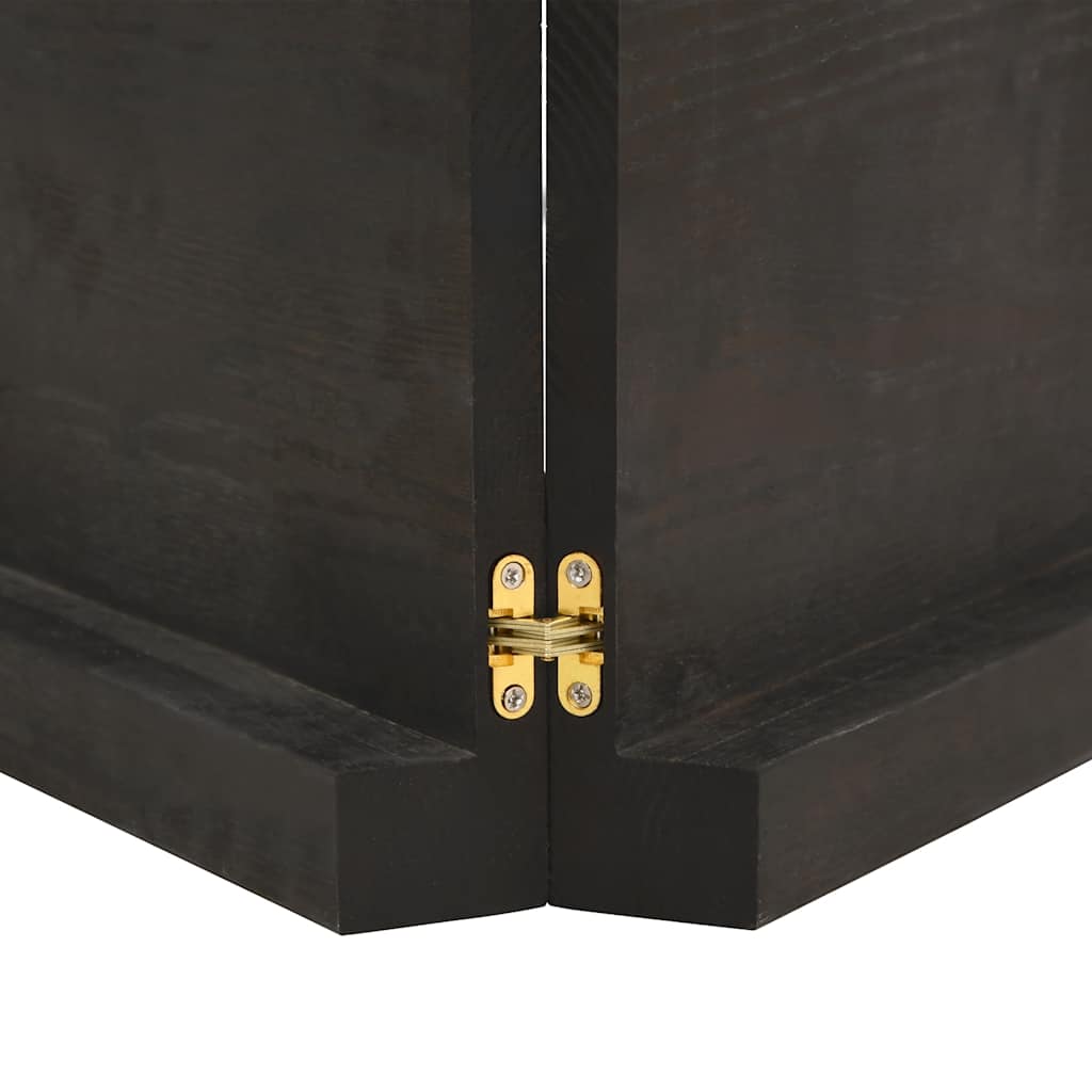 Επιφάνεια Τραπεζιού Σκούρο Καφέ 180x40x(2-6)εκ Επεξ. Μασίφ Δρυς 7