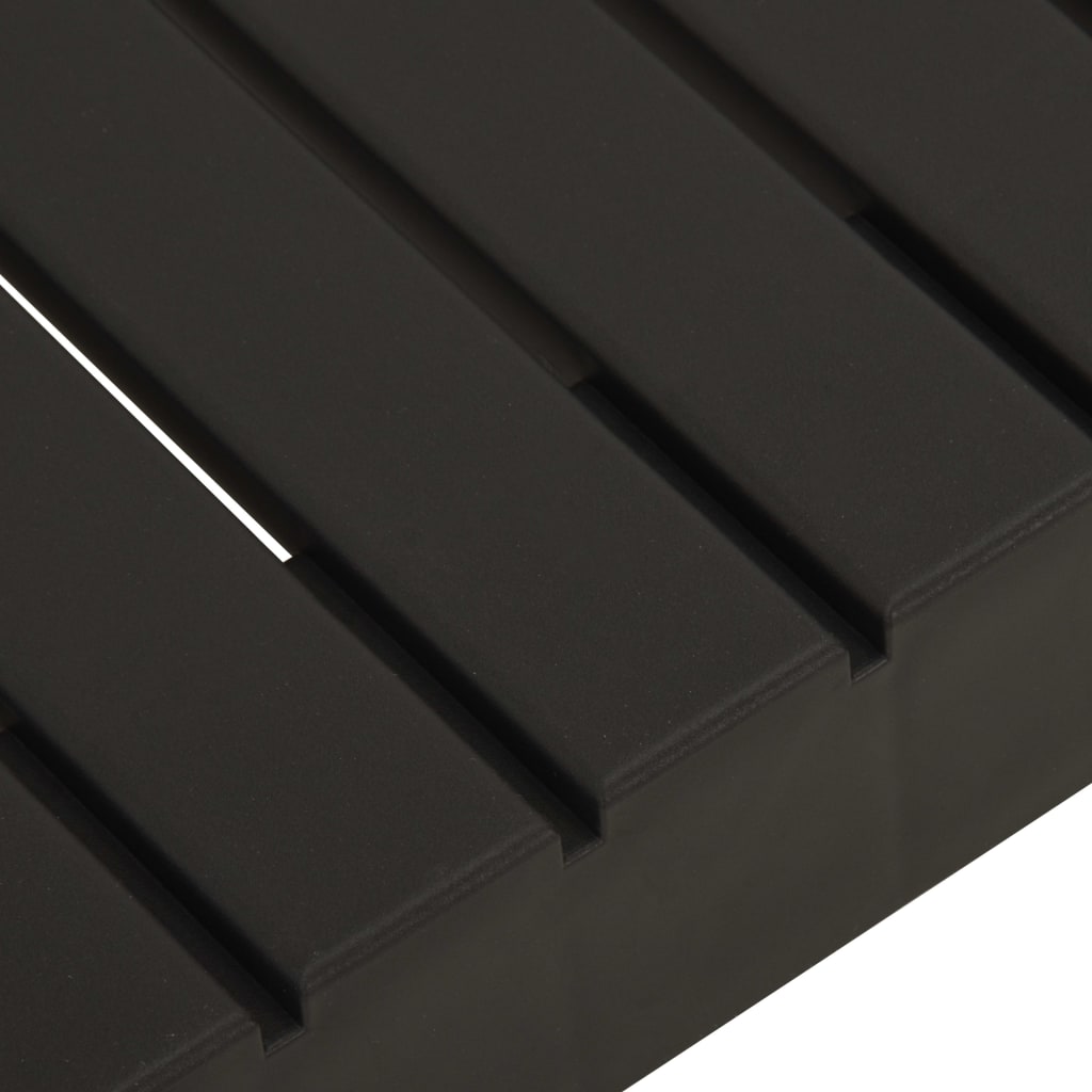 Τραπεζάκι Σαλονιού Κήπου Γκρι Πλαστικό 4