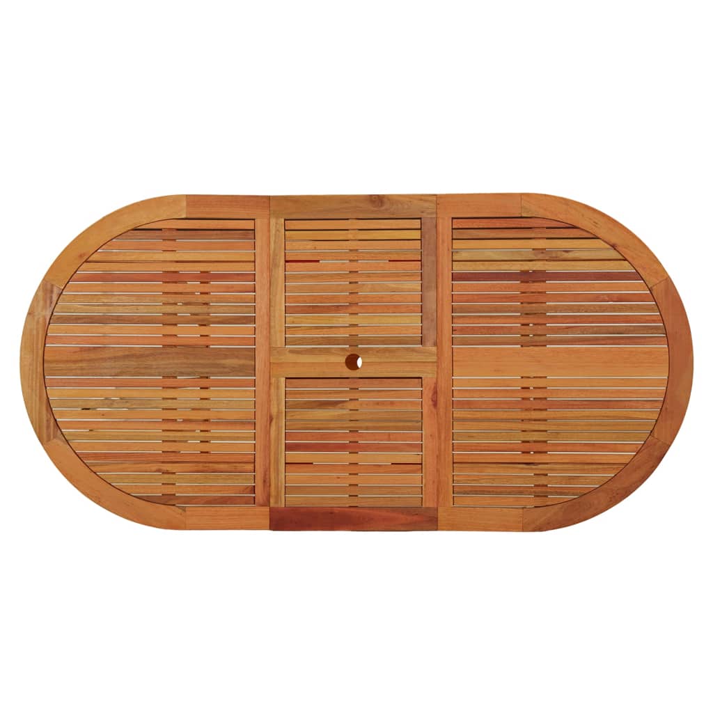 Τραπέζι Κήπου 200 x 100 x 75 εκ. από Μασίφ Ξύλο Ευκαλύπτου 4