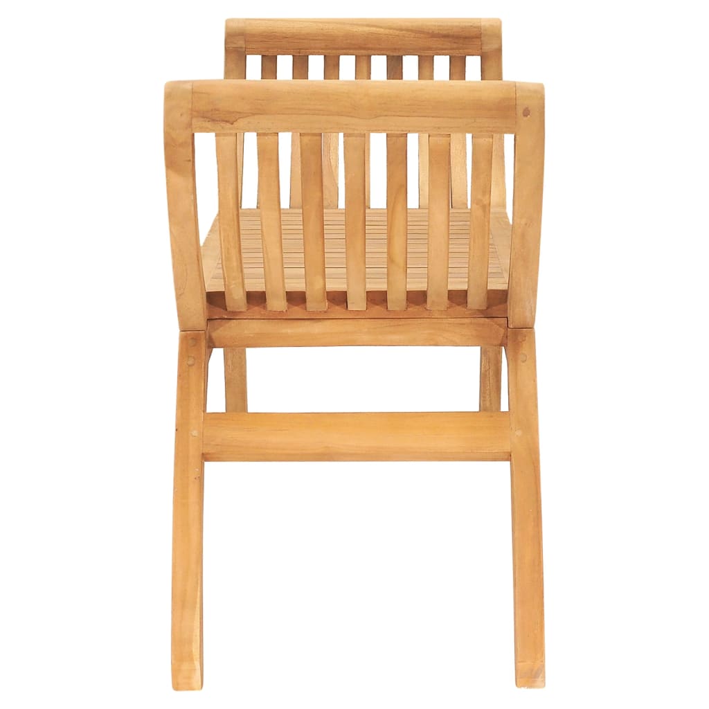 Πάγκος Κήπου 126 εκ. από Μασίφ Ξύλο Teak 4