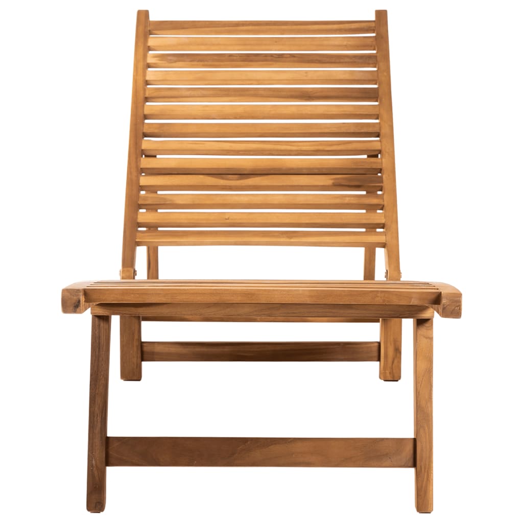 Ξαπλώστρα από Μασίφ Ξύλο Teak 2