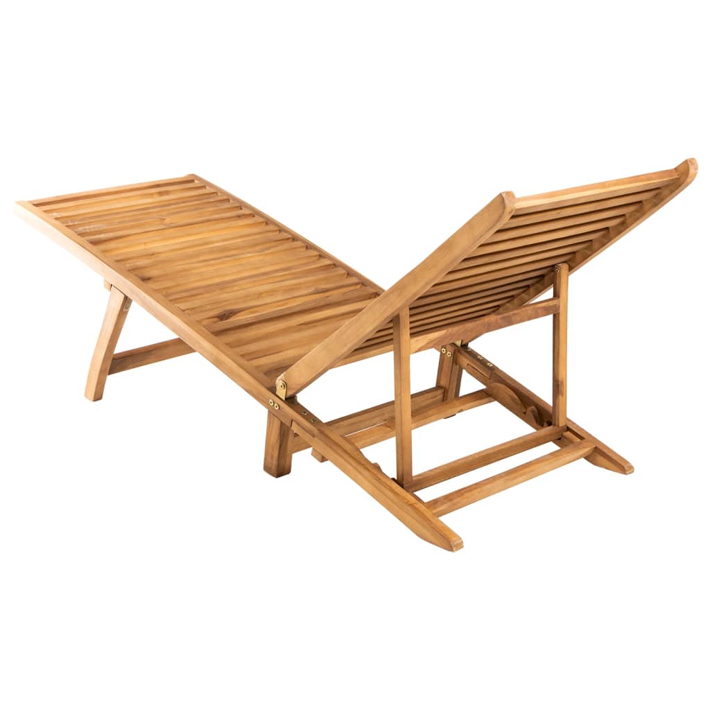 Ξαπλώστρα από Μασίφ Ξύλο Teak 4