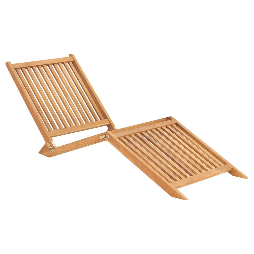 Ξαπλώστρα από Μασίφ Ξύλο Teak 1