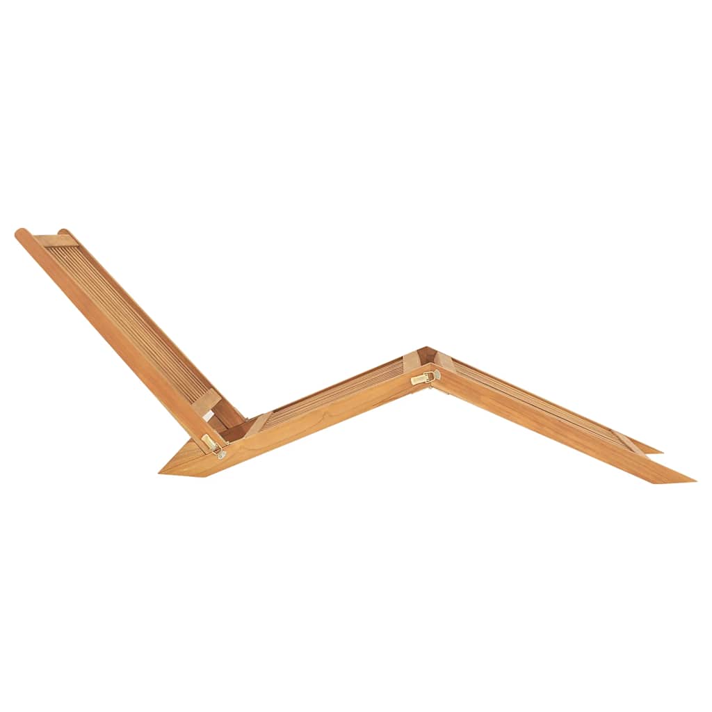 Ξαπλώστρα από Μασίφ Ξύλο Teak 2