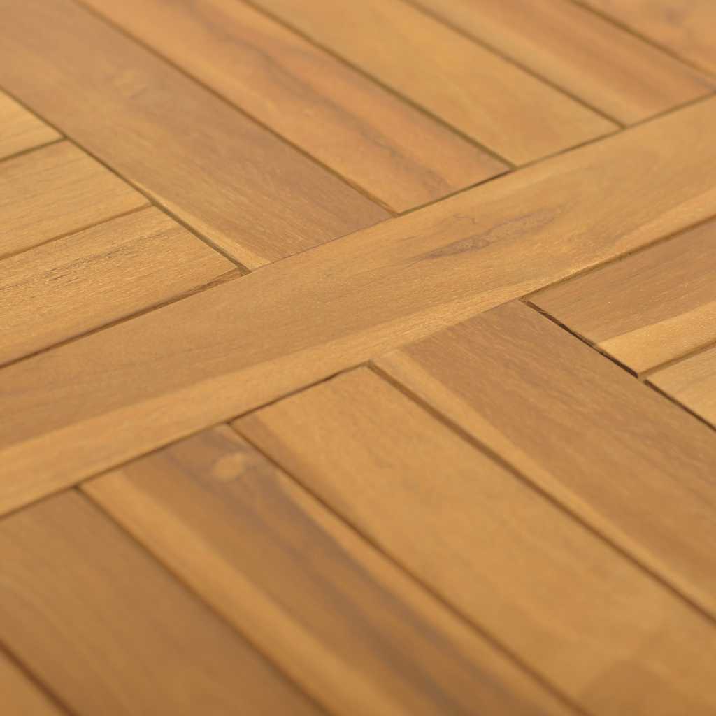 VidaXL Επιφάνεια Τραπεζιού Τετράγωνη 50 x 50 x 2,5 εκ. Μασίφ Ξύλο Teak 6