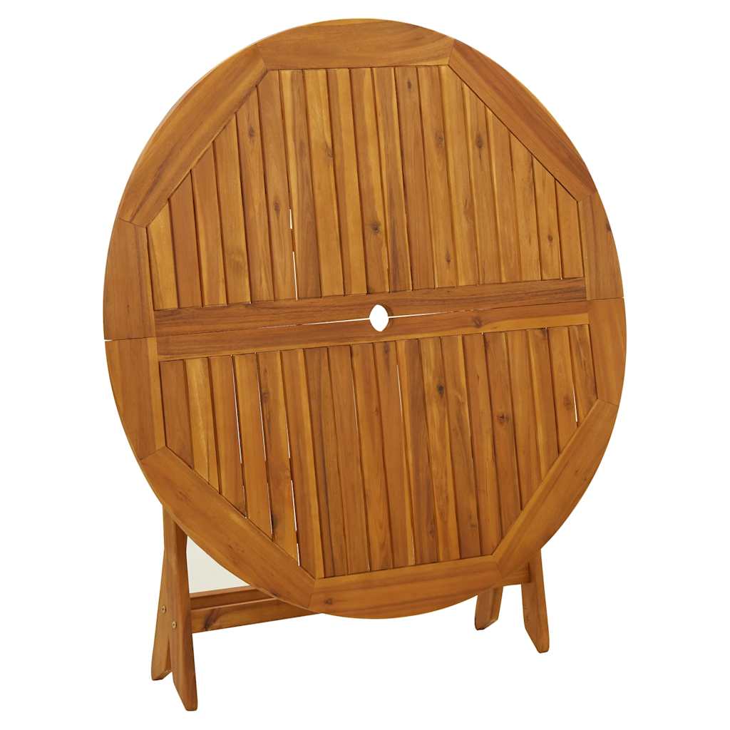 Τραπέζι Κήπου Πτυσσόμενο 110 εκ. Μασίφ Ξύλο Ακακίας 8