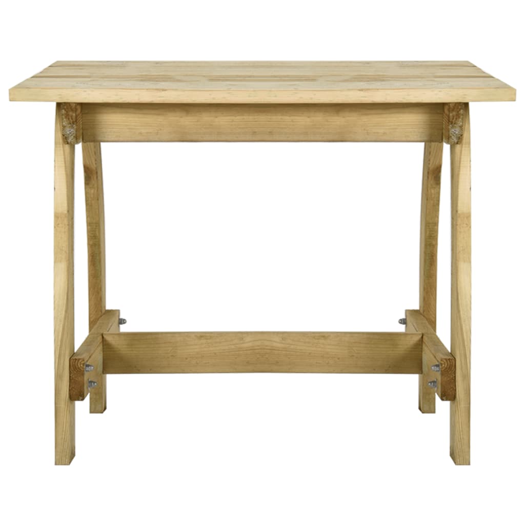 Τραπέζι Κήπου 110 x 74 x 75 εκ. από Εμποτισμένο Ξύλο Πεύκου 2