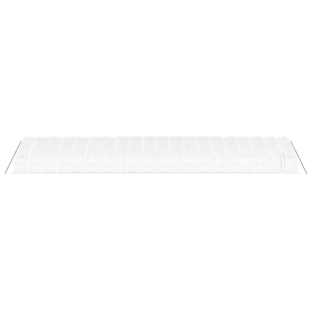 Θερμοκήπιο με Ατσάλινο Πλαίσιο Λευκό 120 μ² 20 x 6 x 2,85 μ. 5