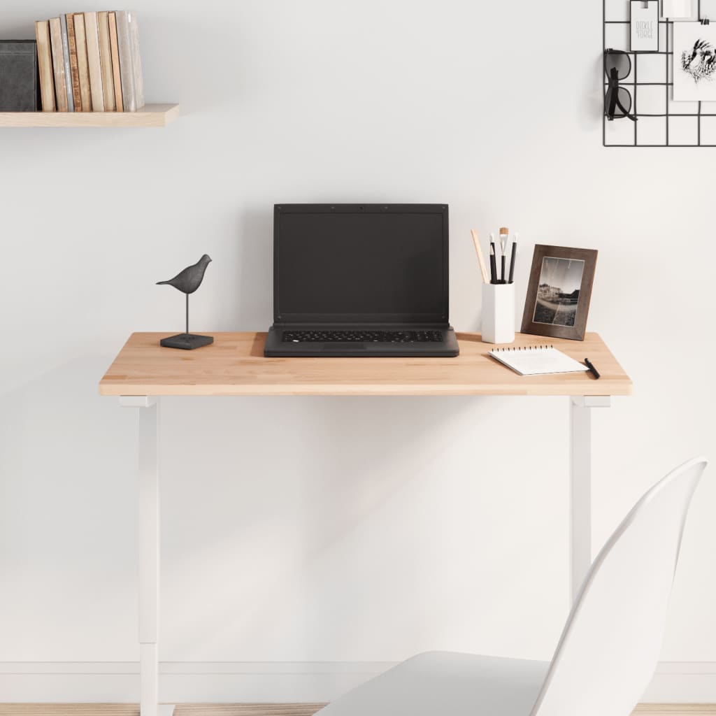 Επιφάνεια Τραπεζιού Ορθογώνια 80x40x1,5 εκ. Μασίφ Ξύλο Οξιάς 1