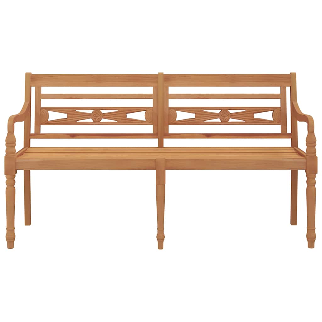 Παγκάκι Batavia 150 εκ. από Μασίφ Ξύλο Teak 3