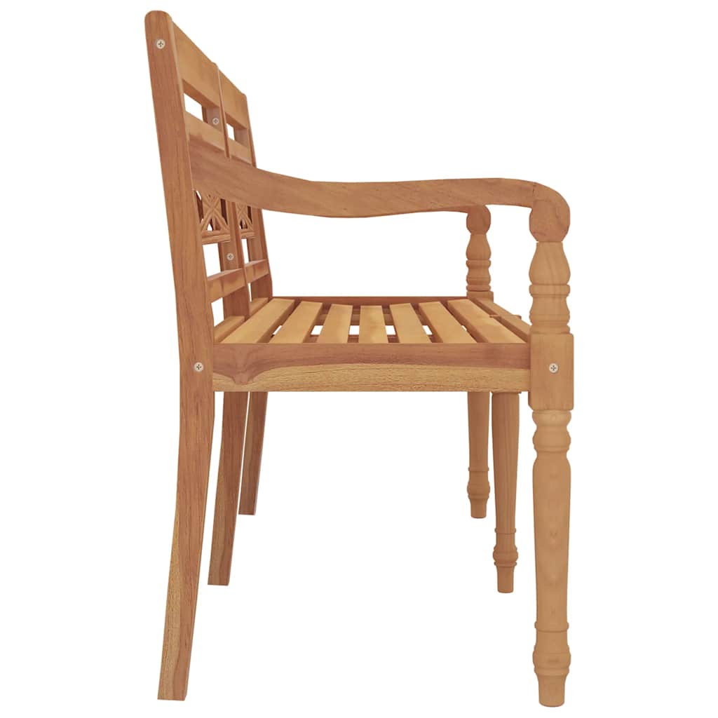 Παγκάκι Batavia 150 εκ. από Μασίφ Ξύλο Teak 4