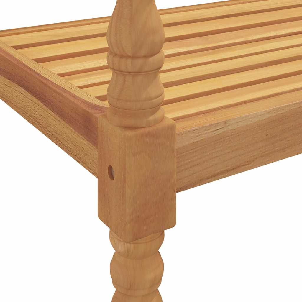 Παγκάκι Batavia 150 εκ. από Μασίφ Ξύλο Teak 5