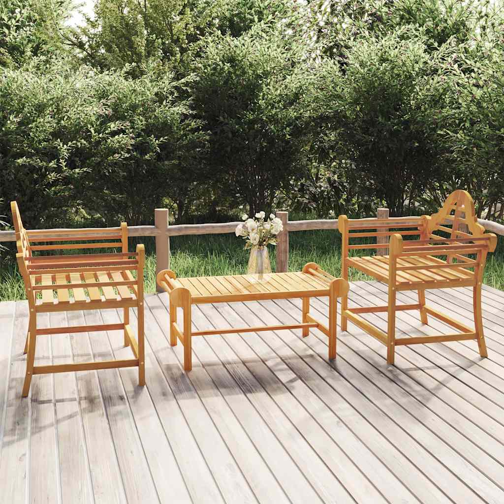 Καρέκλες Κήπου 2 τεμ. 91 x 62 x 94 εκ. από Μασίφ Ξύλο Teak 1