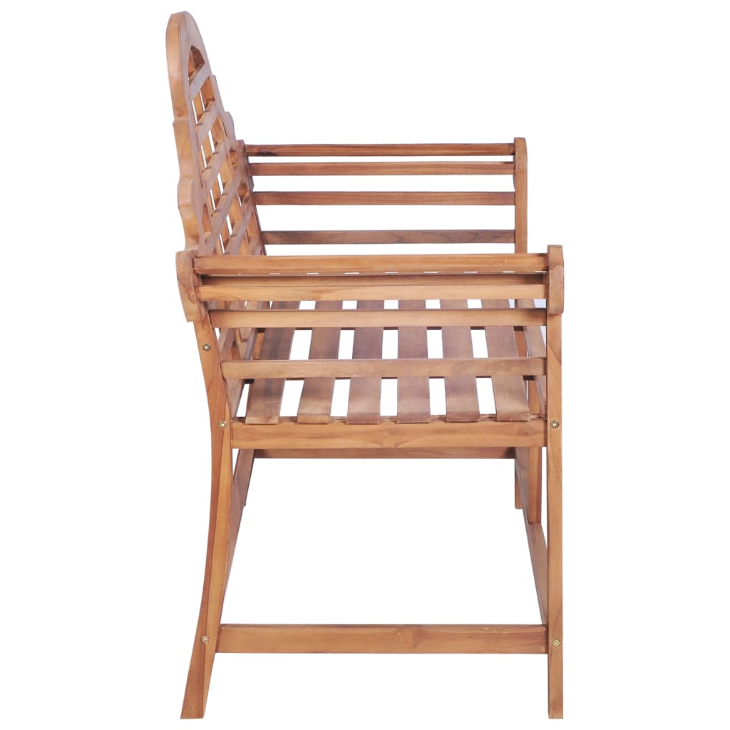 Παγκάκι Κήπου 127 x 58,5 x 92,5 εκ. από Μασίφ Ξύλο Teak 3