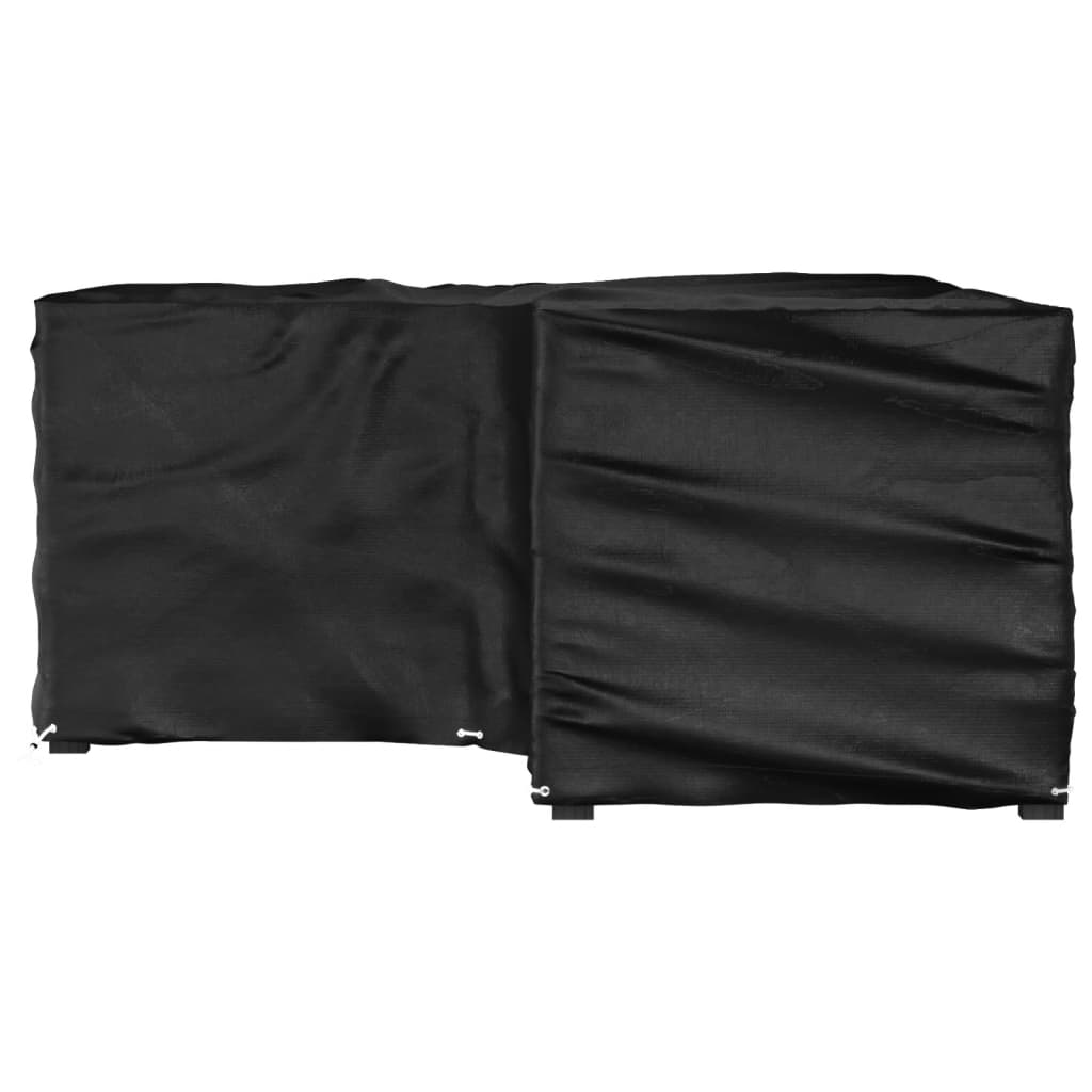 Κάλυμμα Επίπλων Κήπου Σχήματος Γ με 16 Κρίκους 215x215x90 εκ. 4