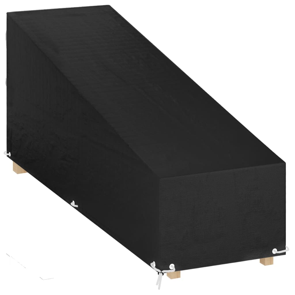 Κάλυμμα Ξαπλώστρας με 12 Κρίκους 205x75x40/70 εκ. Πολυαιθυλένιο 1