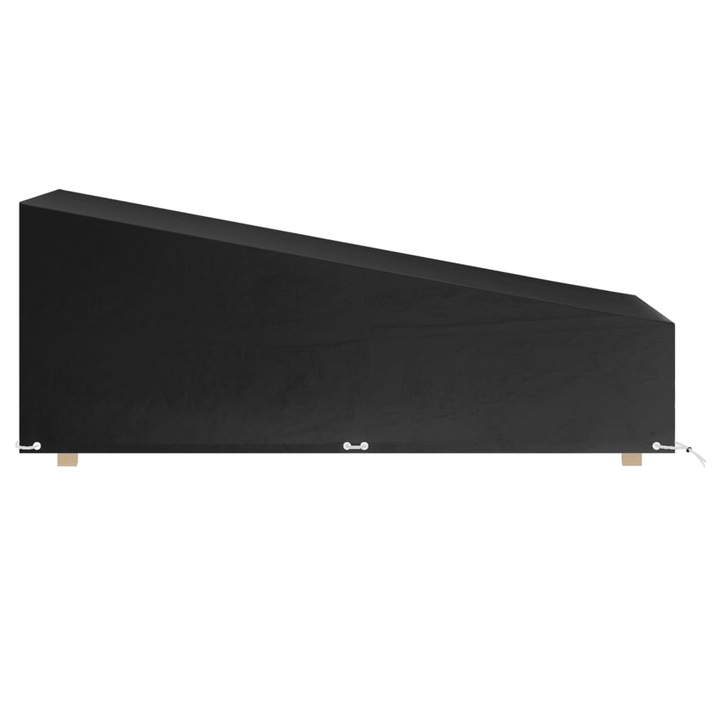 Κάλυμμα Ξαπλώστρας με 12 Κρίκους 205x75x40/70 εκ. Πολυαιθυλένιο 4
