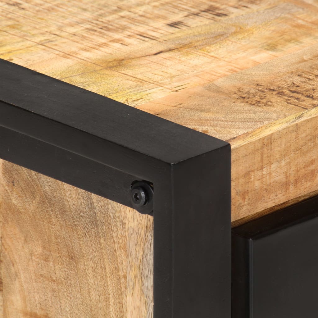 Έπιπλο Τηλεόρασης 140 x 30 x 40 εκ. από Ακατέργαστο Ξύλο Μάνγκο 5