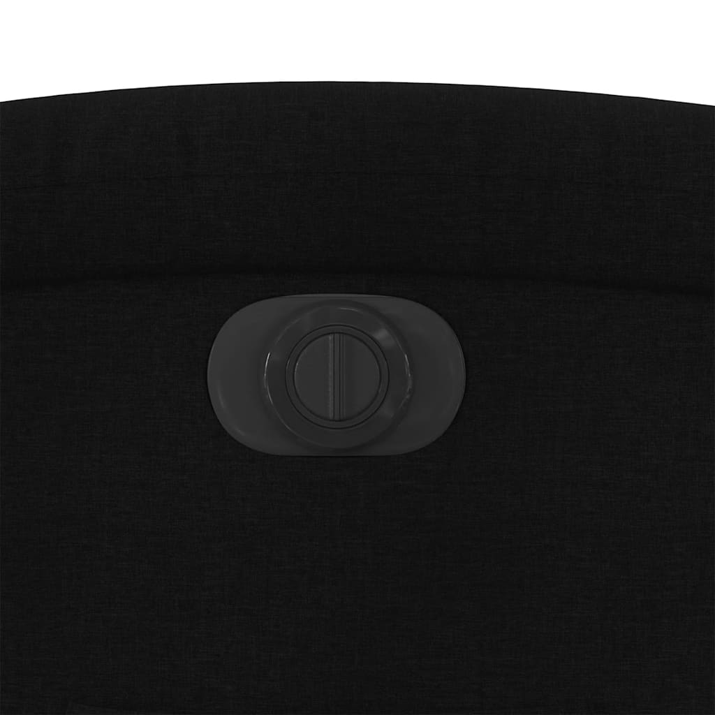 Πολυθρόνα Ανακλινόμενη Ηλεκτρική Μαύρη Υφασμάτινη 12