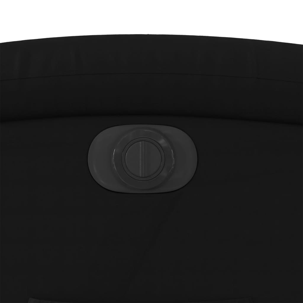 Πολυθρόνα Ανακλινόμενη Ηλεκτρική Μαύρη από Συνθετικό Δέρμα 12