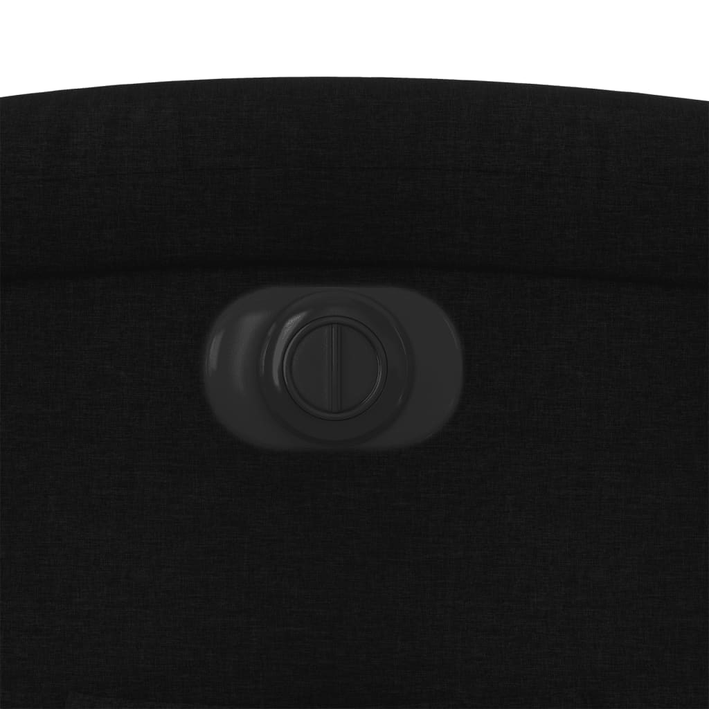 Πολυθρόνα Ανακλινόμενη Ηλεκτρική Μαύρη Υφασμάτινη 12