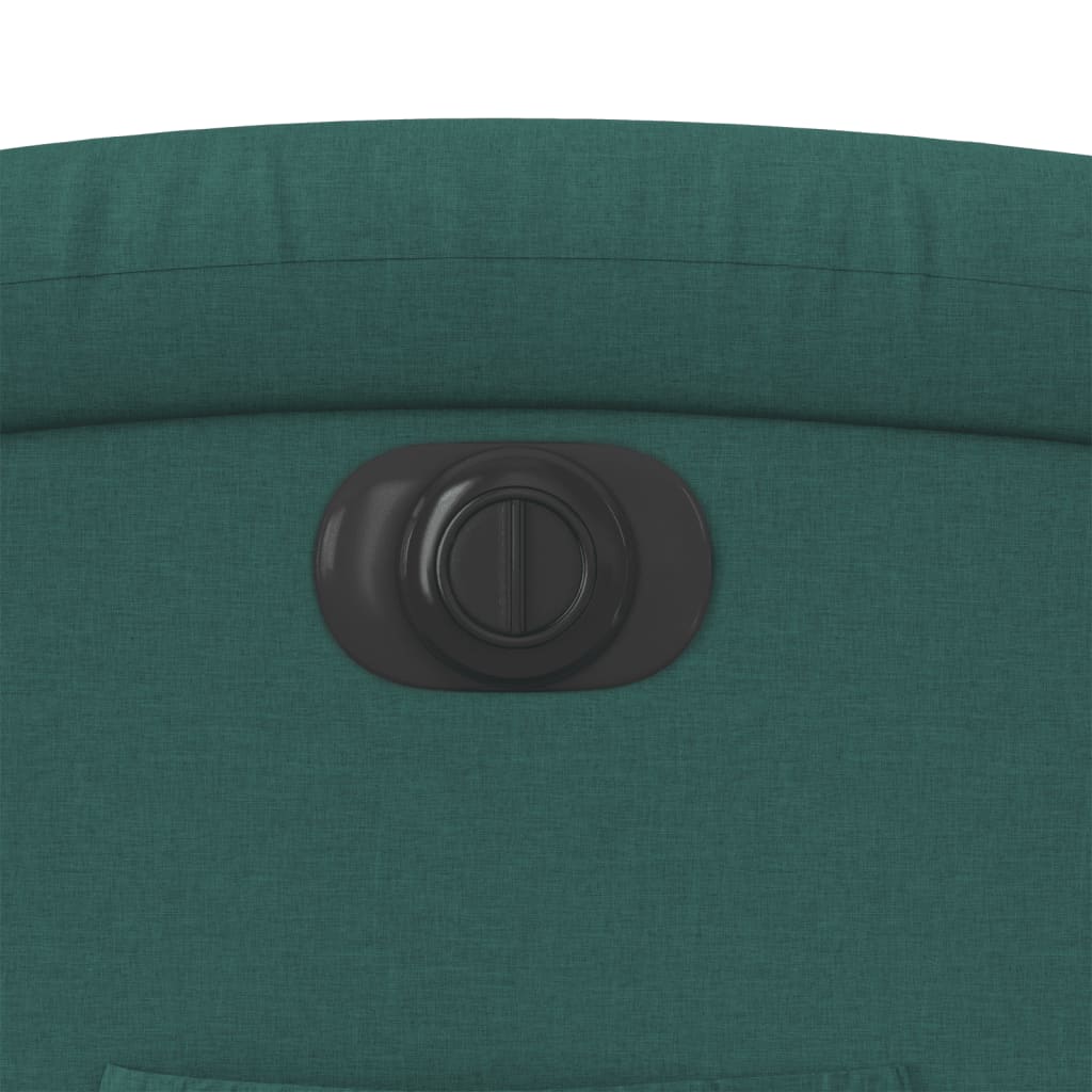 Πολυθρόνα Ανακλινόμενη Ηλεκτρική Πράσινο Υφασμάτινη 12