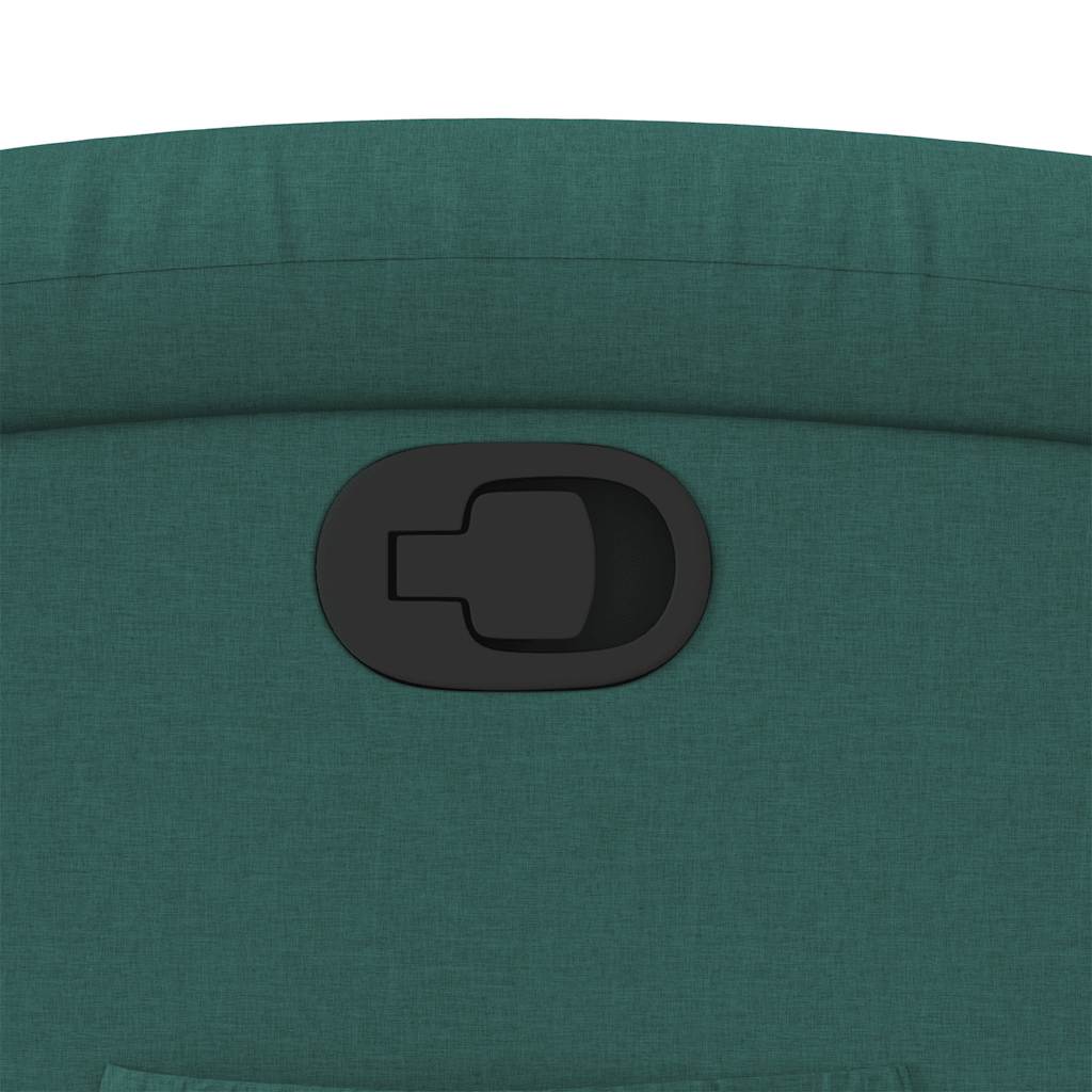 Πολυθρόνα Ανακλινόμενη με Ανύψωση Σκούρο Πράσινη Υφασμάτινη 12