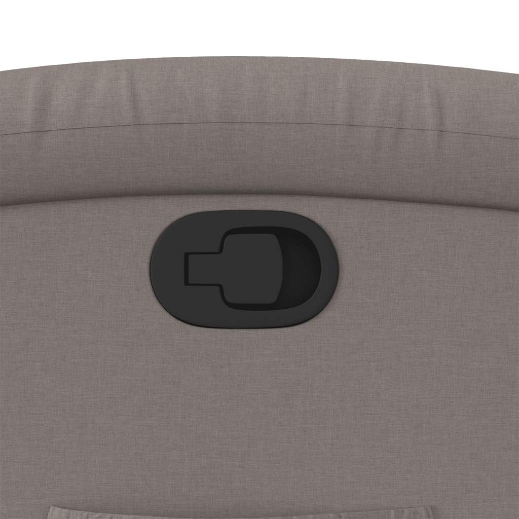 Πολυθρόνα Ανακλινόμενη με Ανύψωση Χρώμα Taupe Υφασμάτινη 12