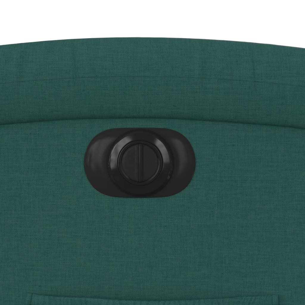 Πολυθρόνα Ανακλινόμενη Ηλεκτρική Πράσινο Υφασμάτινη 12