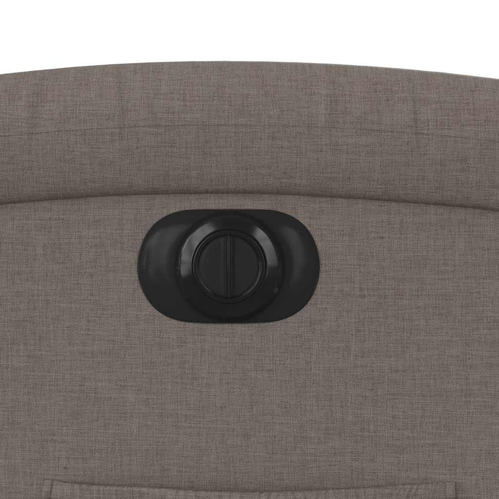 Πολυθρόνα Ανακλινόμενη Ηλεκτρική Taupe Υφασμάτινη 12