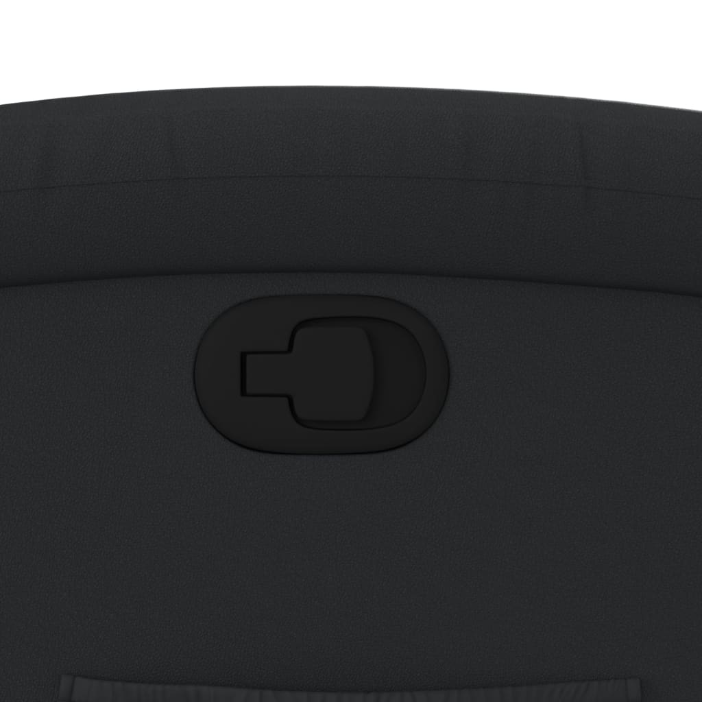 Πολυθρόνα Ανακλινόμενη με Ανύψωση Μαύρη από Γνήσιο Δέρμα 12