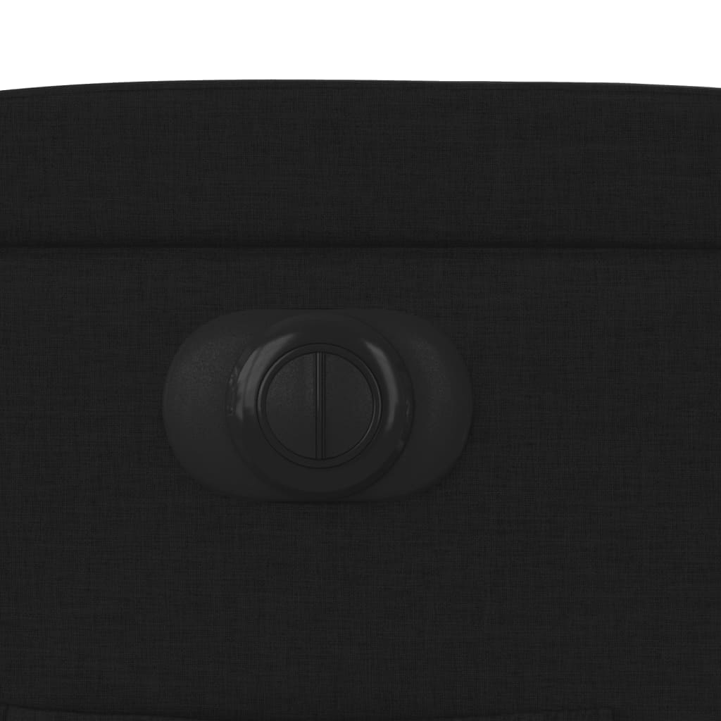 Πολυθρόνα Ανακλινόμενη Ηλεκτρική Μαύρη Υφασμάτινη 12